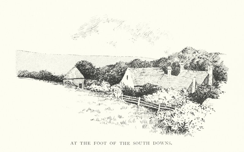 Aan de voet van de South Downs door Duncan Moul