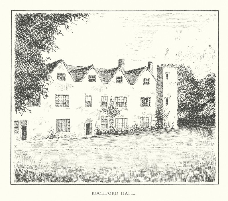 Rochford Hall (litho) door Duncan Moul