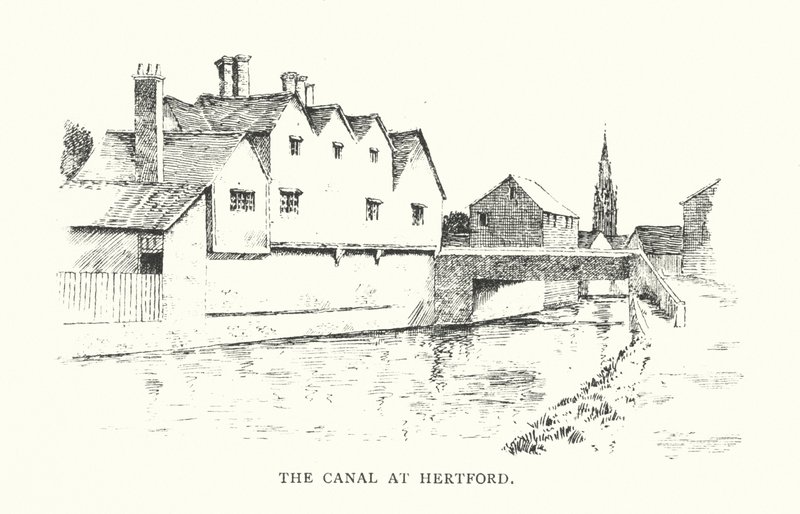 Het Kanaal bij Hertford door Duncan Moul