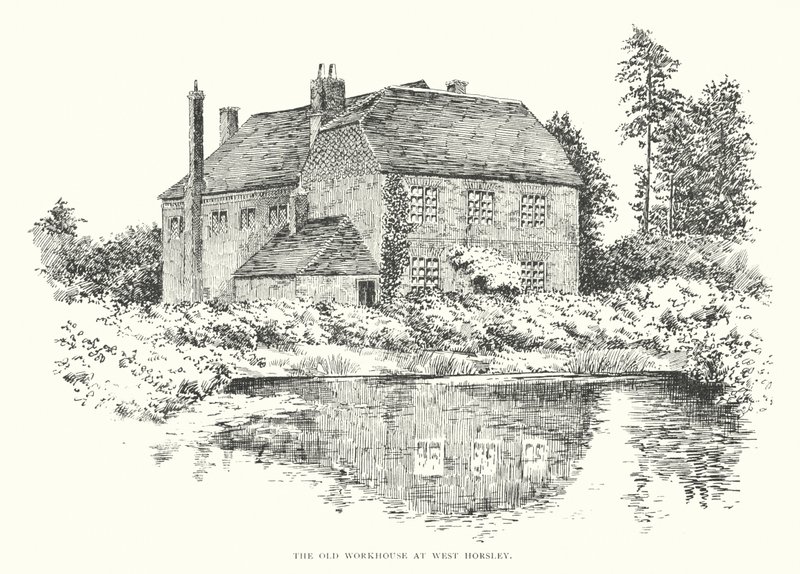 Het oude armenhuis in West Horsley door Duncan Moul