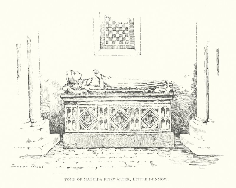 Graf van Matilda Fitzwalter, Little Dunmow door Duncan Moul
