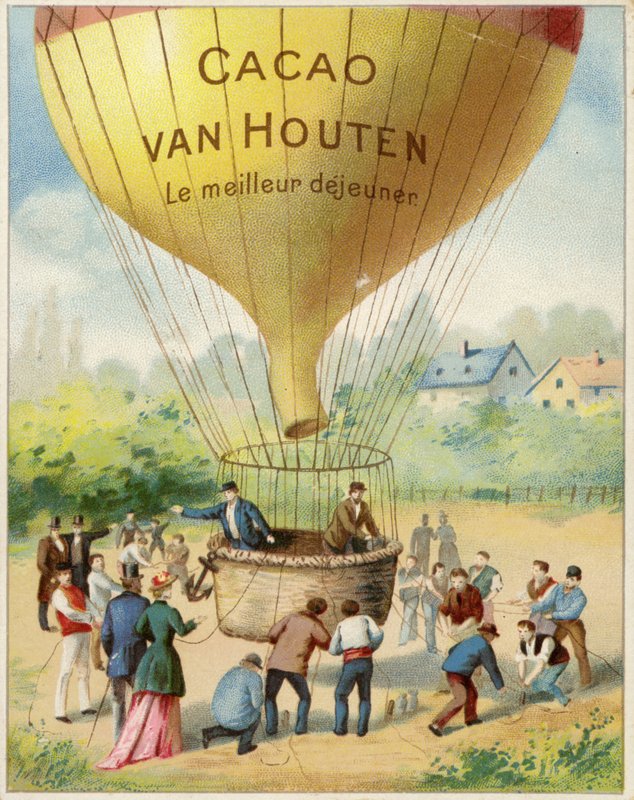 Ballon op het punt om op te stijgen door Dutch School