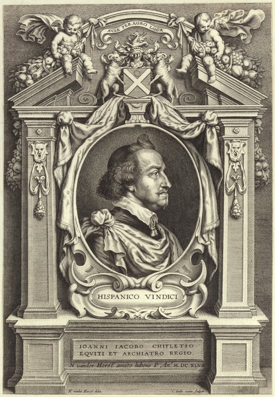 Portret van Jean-Jacques Chifflet door Dutch School
