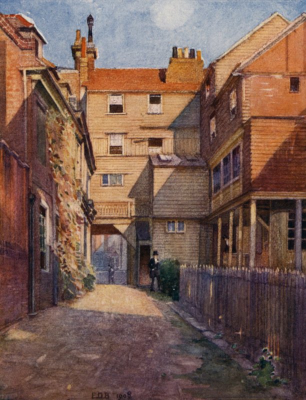 Eton: De Oude Christopher Yard door E. D. Brinton