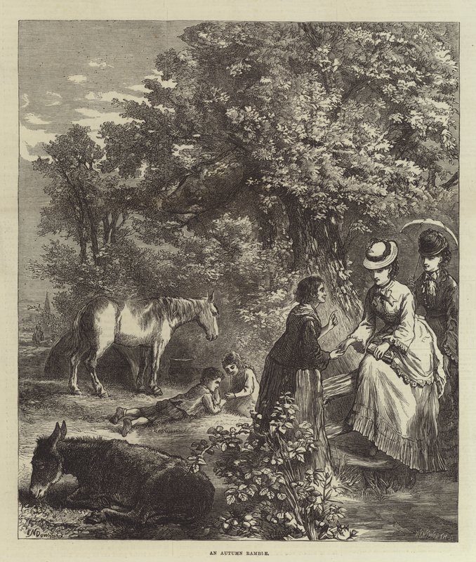 Een Herfstwandeling door Ebenezer Newman Downard