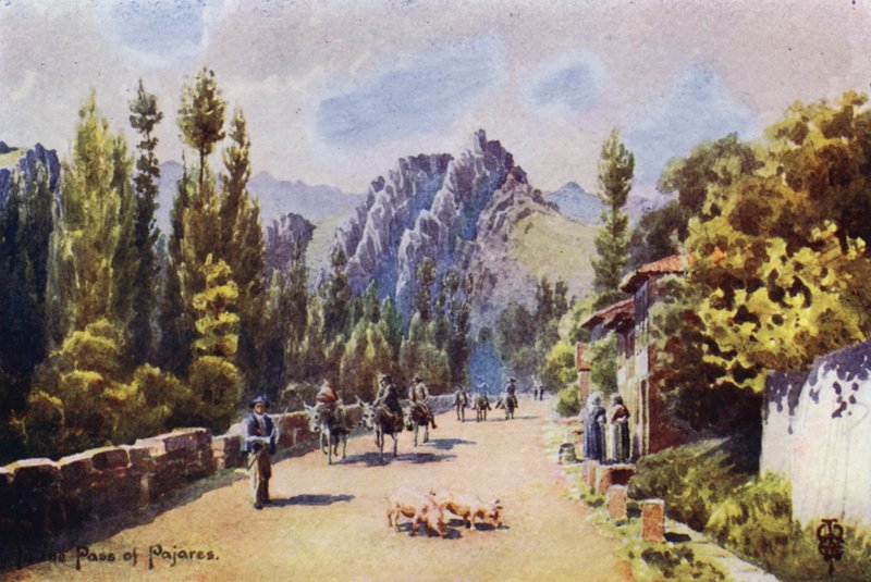 Noord-Spanje: In de Pas van Pajares, nabij Pola de Gordon door Edgar T. A. Wigram