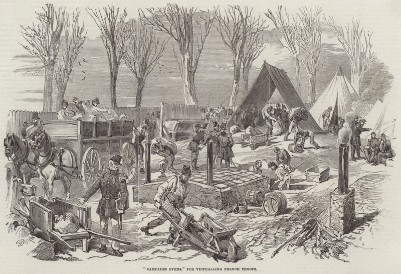 Campagneovens, voor de bevoorrading van Franse troepen door Edmond Morin