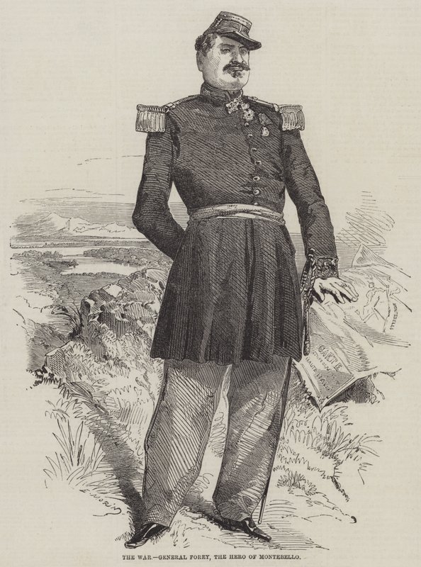 De oorlog, generaal Forey, de held van Montebello door Edmond Morin
