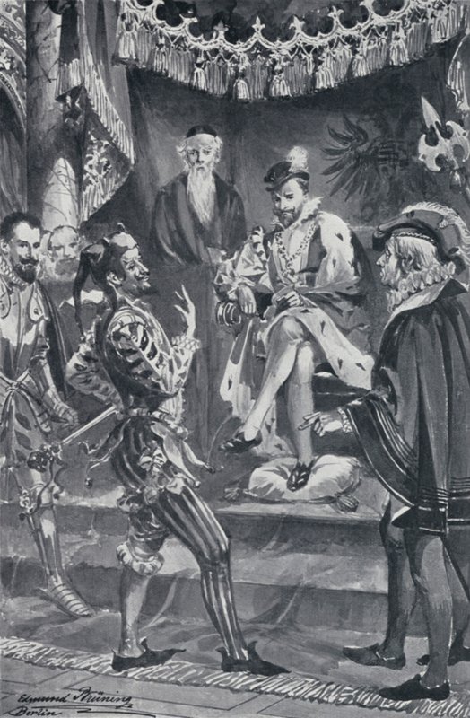 Illustratie voor Goethes Faust door Edmund Bruning