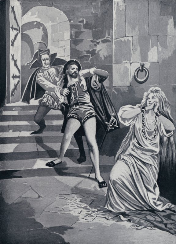Illustratie voor Goethes Faust door Edmund Bruning