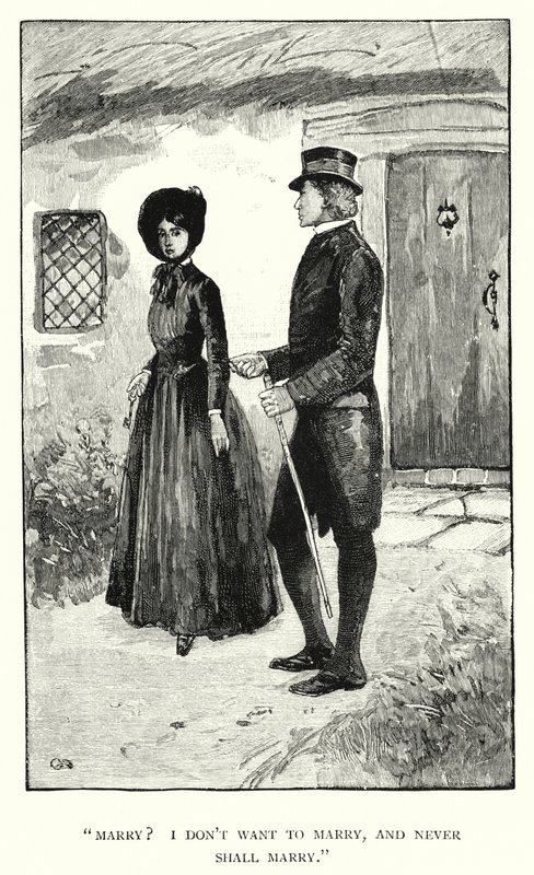Illustratie voor Jane Eyre door Charlotte Bronte door Edmund Henry Garrett