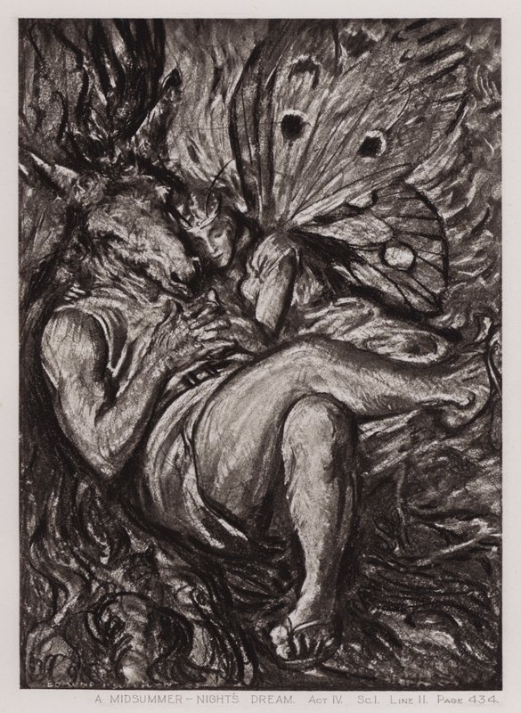 Een Midzomernachtsdroom, Act IV, Sc I door Edmund Joseph Sullivan
