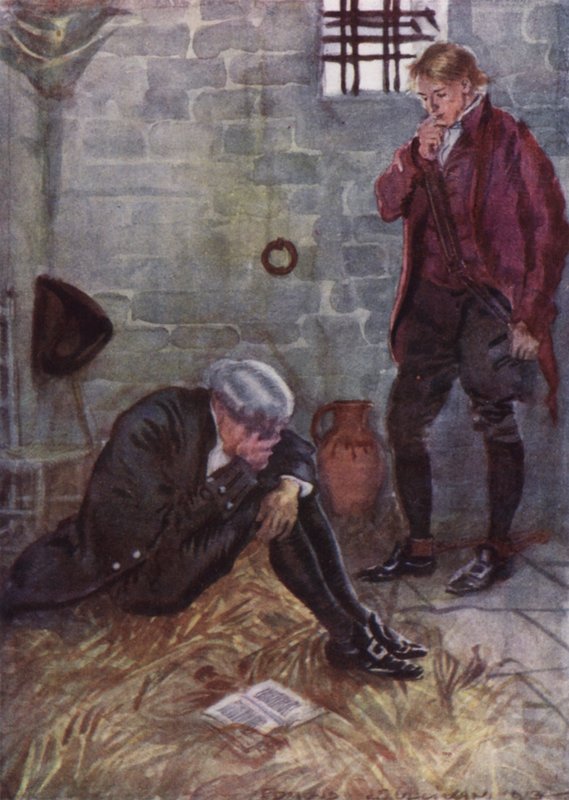Illustratie voor The Vicar of Wakefield door Oliver Goldsmith door Edmund Joseph Sullivan