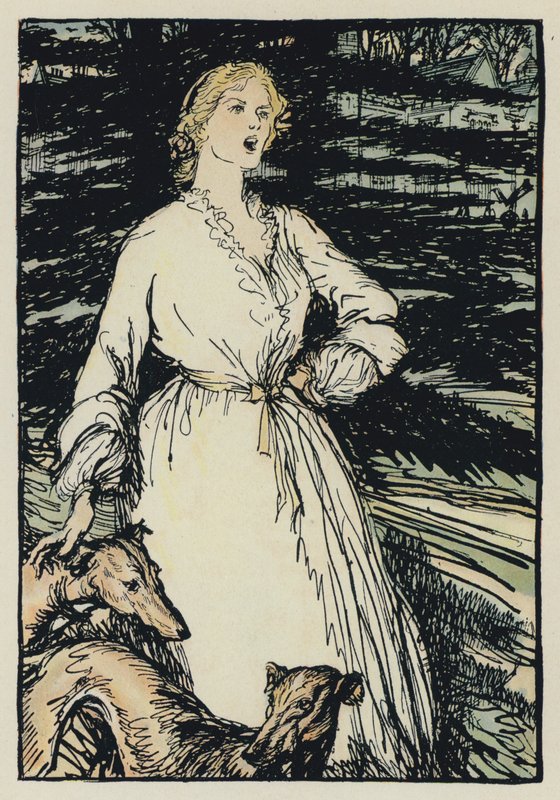 Illustratie voor Tennysons Maud door Edmund Joseph after Sullivan