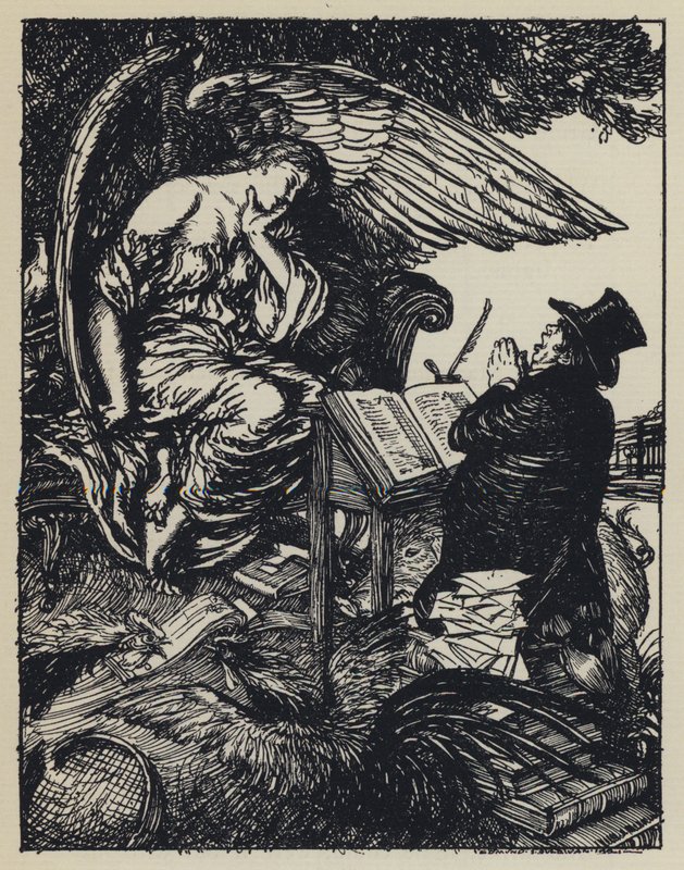 Illustratie voor Tennysons Maud door Edmund Joseph after Sullivan