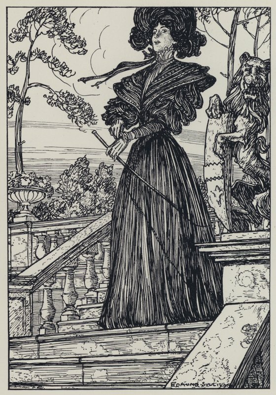 Illustratie voor A Dream of Fair Women and Other Poems door Edmund Joseph after Sullivan