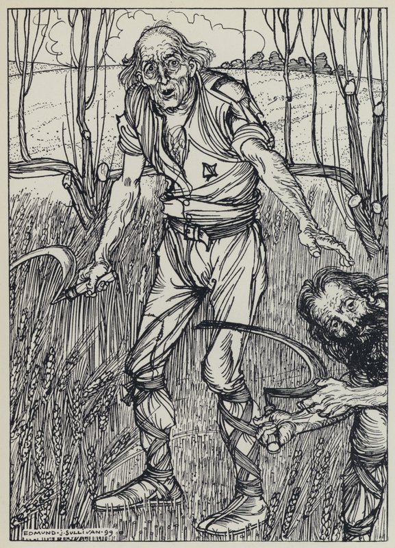 Illustratie voor A Dream of Fair Women and Other Poems door Edmund Joseph after Sullivan