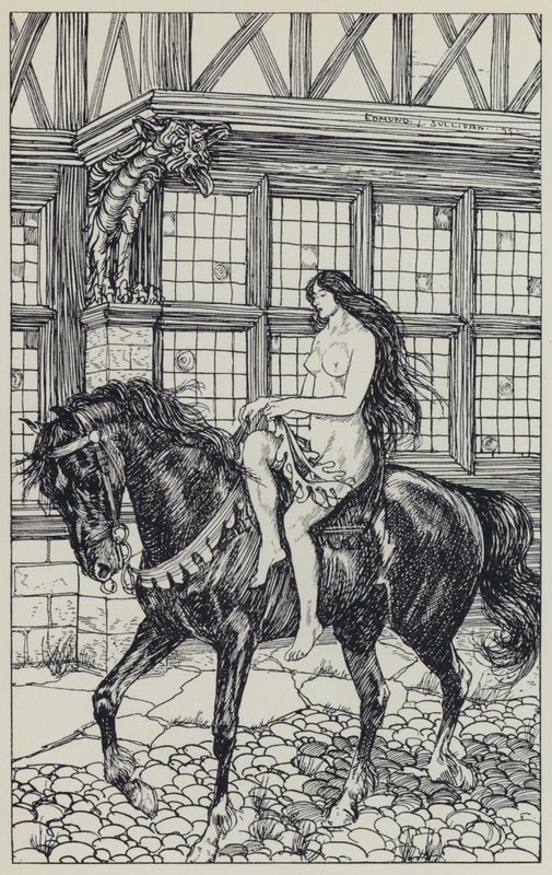 Illustratie voor A Dream of Fair Women and Other Poems door Edmund Joseph after Sullivan