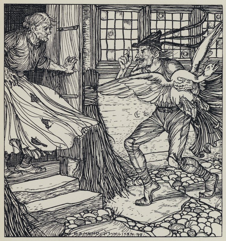 Illustratie voor A Dream of Fair Women and Other Poems door Edmund Joseph after Sullivan