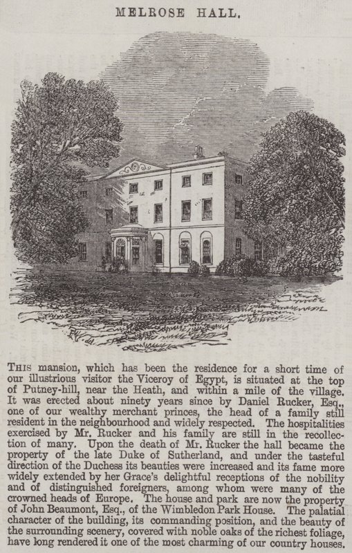 Melrose Hall door Edmund Morison Wimperis