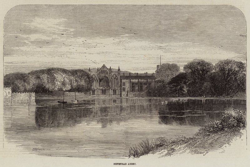 Newstead Abbey door Edmund Morison Wimperis
