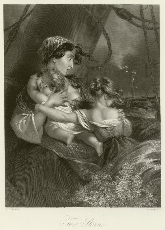 De Storm door Edmund Thomas Parris