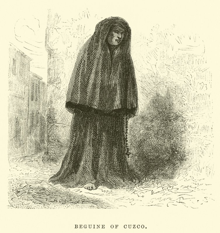 Beguine van Cuzco door Edouard Riou