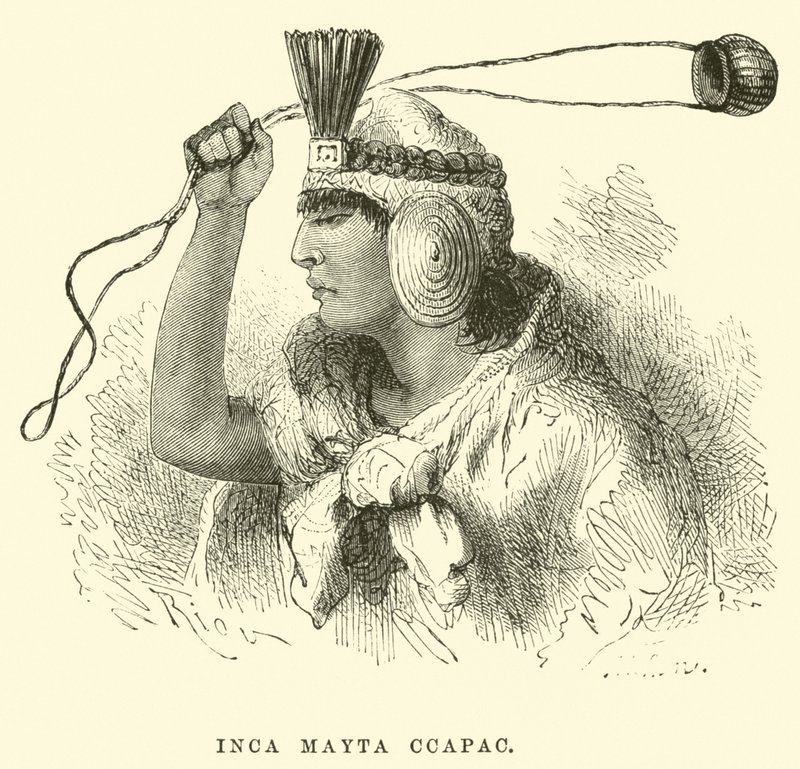 Inca Mayta Ccapac door Edouard Riou