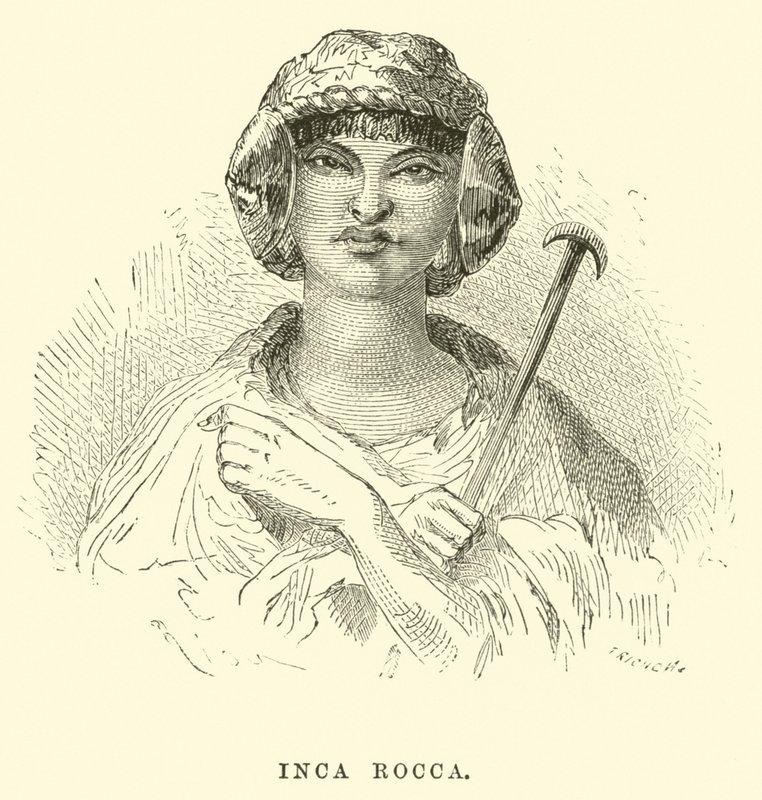 Inca Rocca door Edouard Riou
