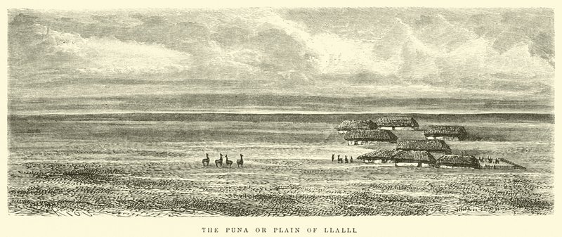 De Puna of Vlakte van Llalli door Edouard Riou