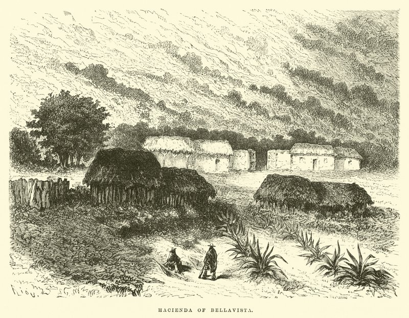 Hacienda van Bellavista door Edouard Riou