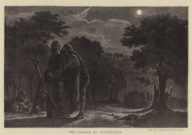 De Tuin van Getsemane door Edward A. Armitage
