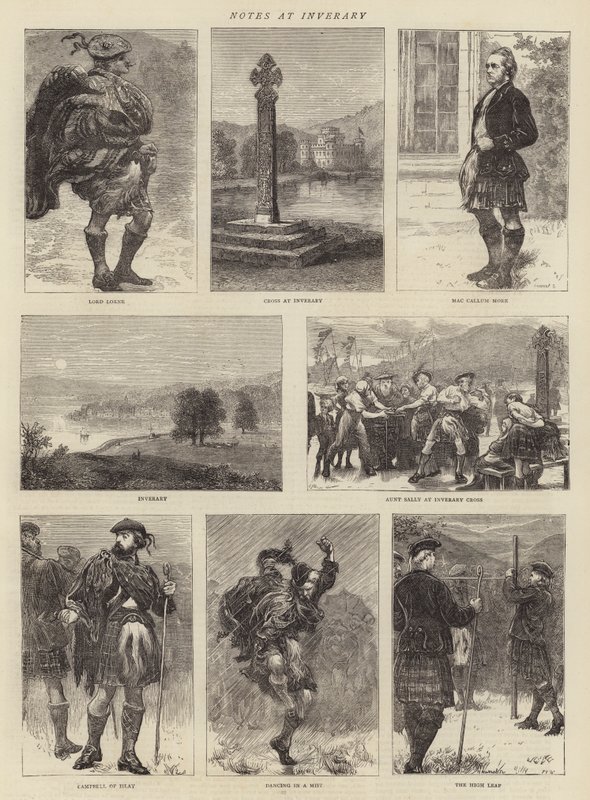 Aantekeningen bij Inverary door Edward John Gregory