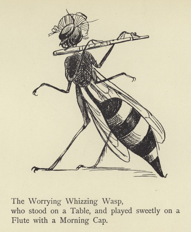 De Zorgwekkende Zoemende Wesp door Edward Lear