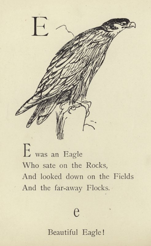 De letter E door Edward Lear