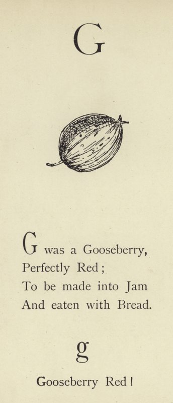 De letter G door Edward Lear