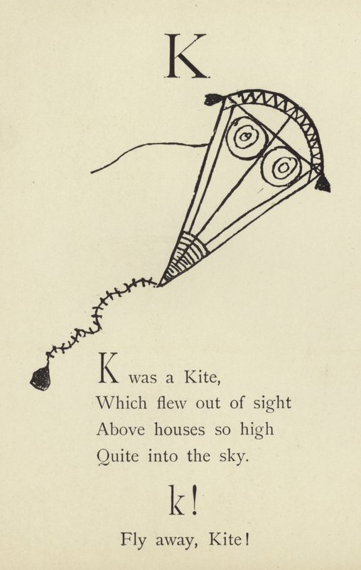 De letter K door Edward Lear