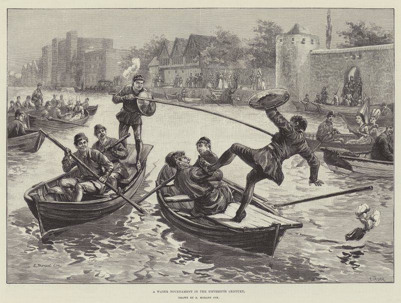 Een Watertoernooi in de Vijftiende Eeuw door Edward Morant Cox