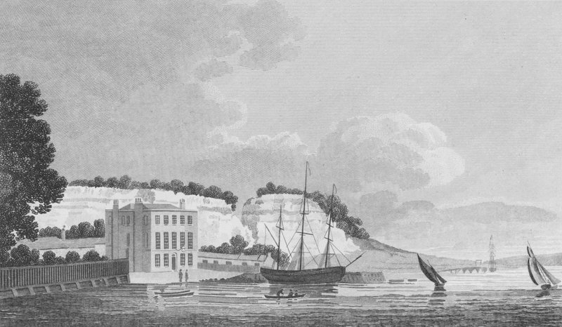 Purfleet (gravure) door Edward (after) Gyfford