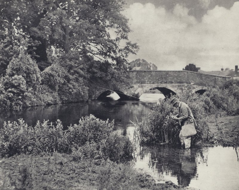 Boven de Stadsbrug, Stockbridge door Edward Alfred Barton