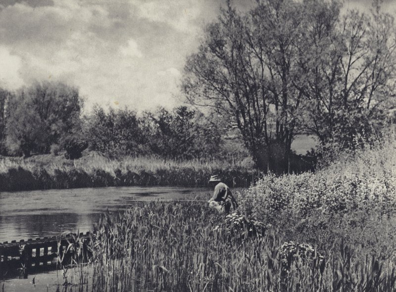 Mei-tijd op een Test Zijrivier door Edward Alfred Barton