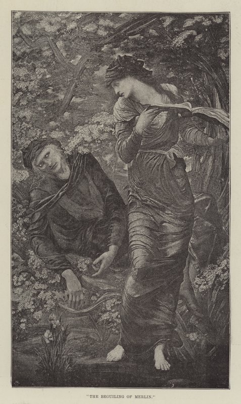 De heer Burne-Jones, ARA, in de Nieuwe Galerie door Edward Burne Jones
