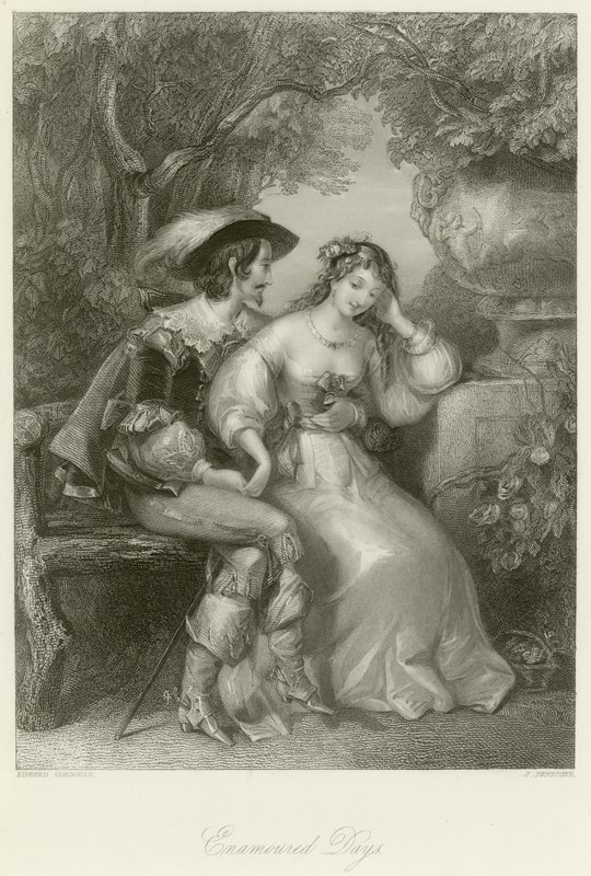 Verliefde Dagen door Edward Henry Corbould