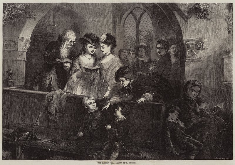De Familiebank door Edward Hughes