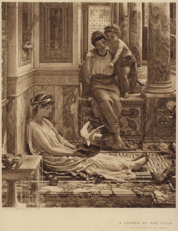 Een Hoek van de Villa door Edward John Poynter