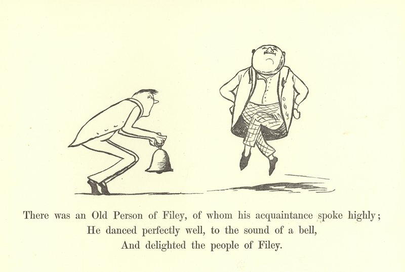 Er was een oude persoon van Filey, van wie zijn kennis hoog sprak door Edward Lear