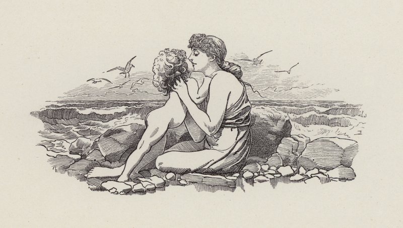 Illustratie voor The Water-Babies door Charles Kingsley door Edward Linley (after) Sambourne