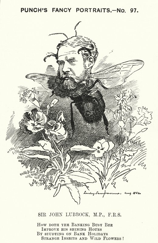 Punch cartoon: John Lubbock door Edward Linley (after) Sambourne