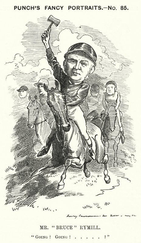 Punch cartoon: Mr "Bruce" Rymill door Edward Linley (after) Sambourne