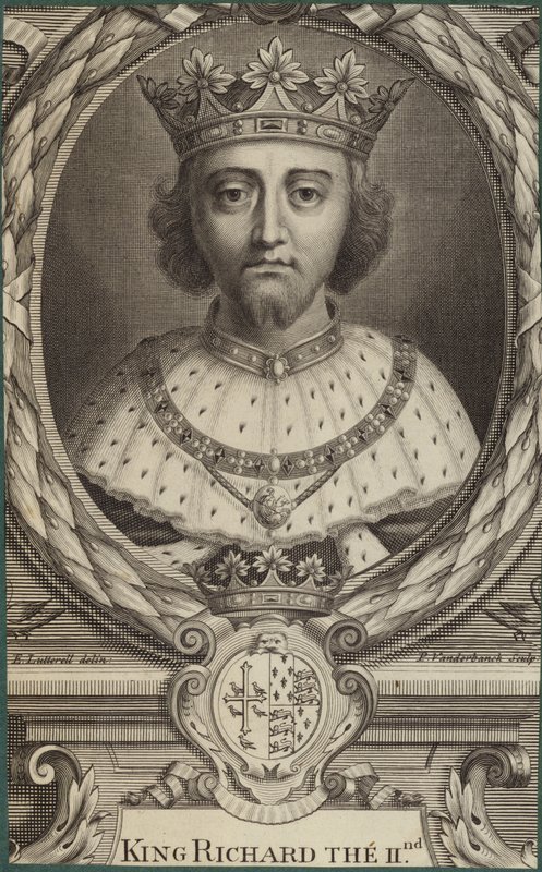 Portret van koning Richard II van Engeland door Edward Lutterell